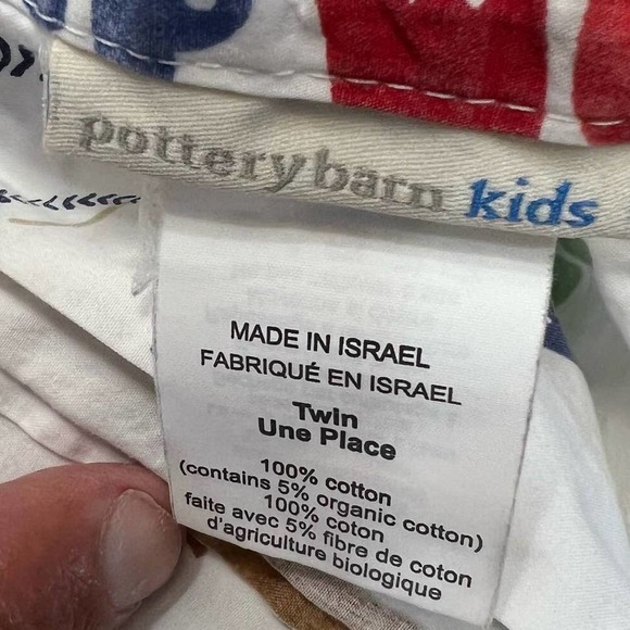 Pottery Barn Kids My Favorite Sports flat Sheet Size Twin - Picture 3 of 3